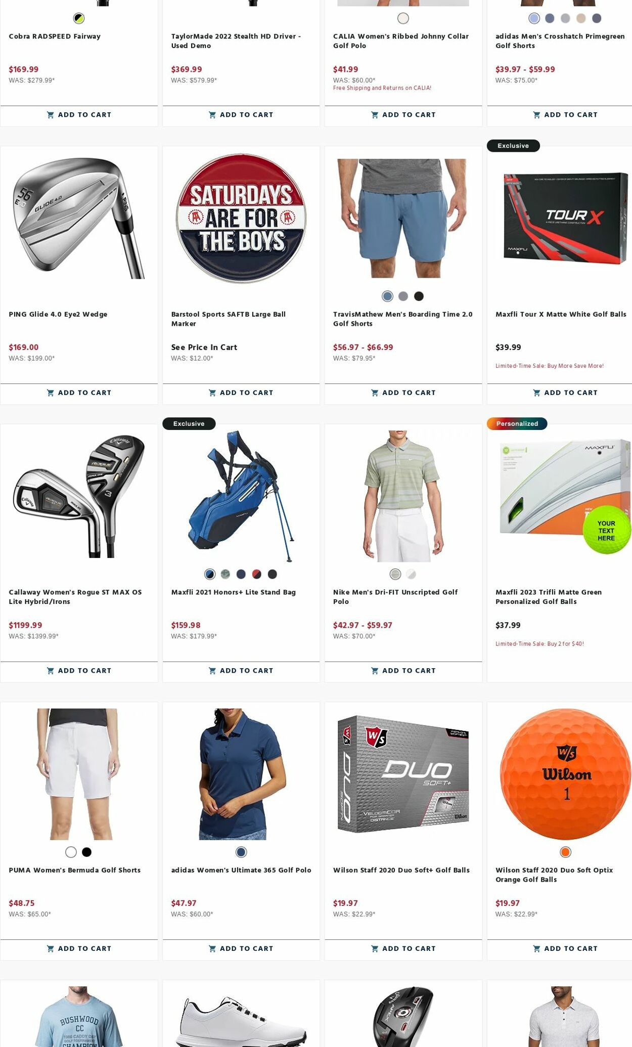 Weekly ad Golf Galaxy 08/21/2023 - 08/27/2023