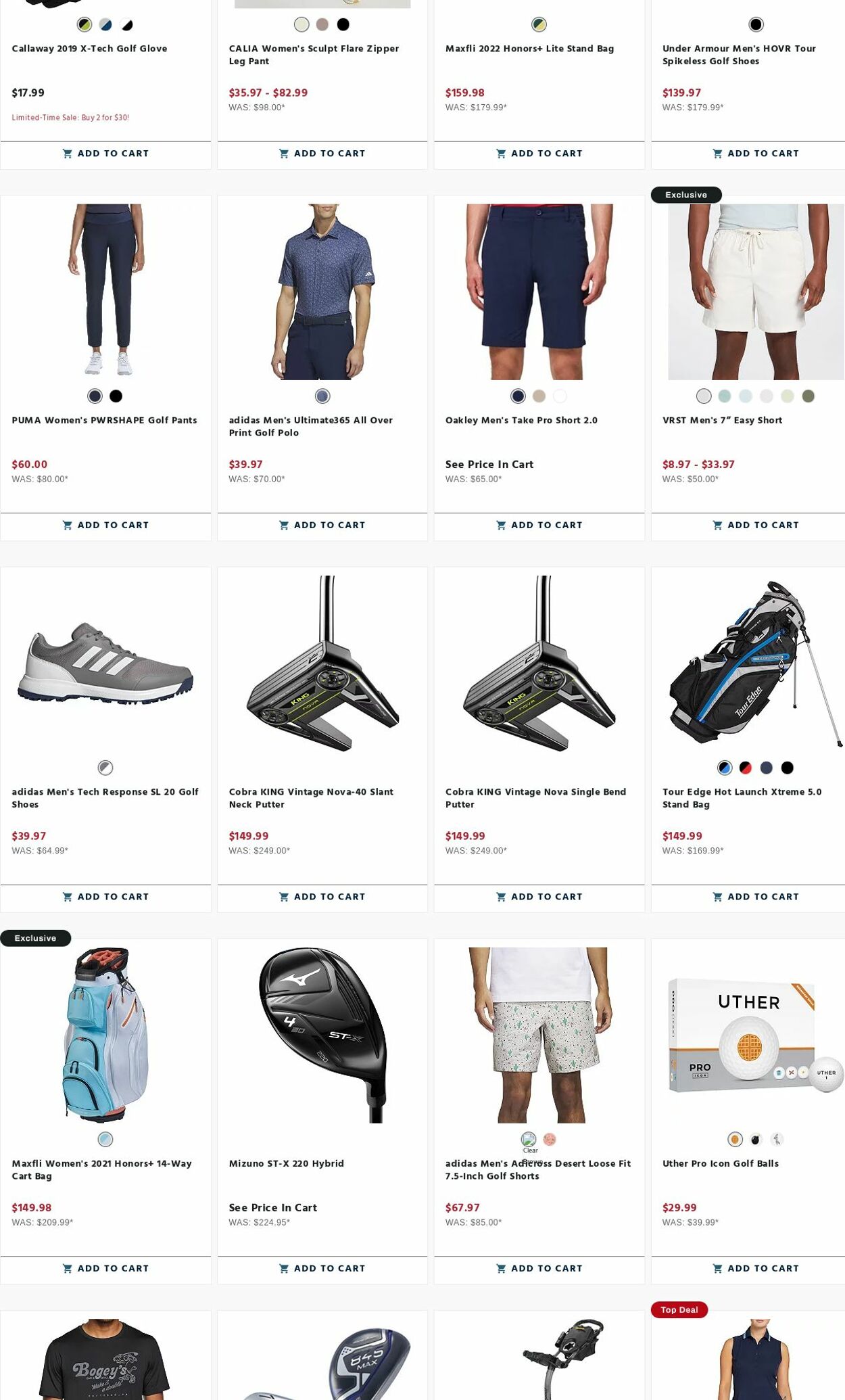 Weekly ad Golf Galaxy 08/21/2023 - 08/27/2023