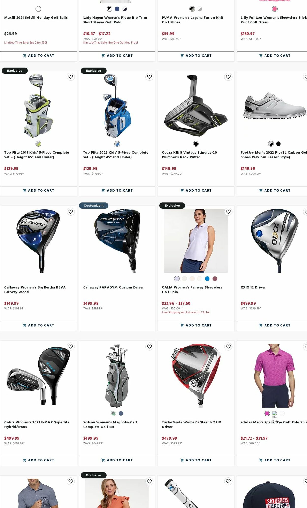 Weekly ad Golf Galaxy 11/20/2023 - 11/26/2023