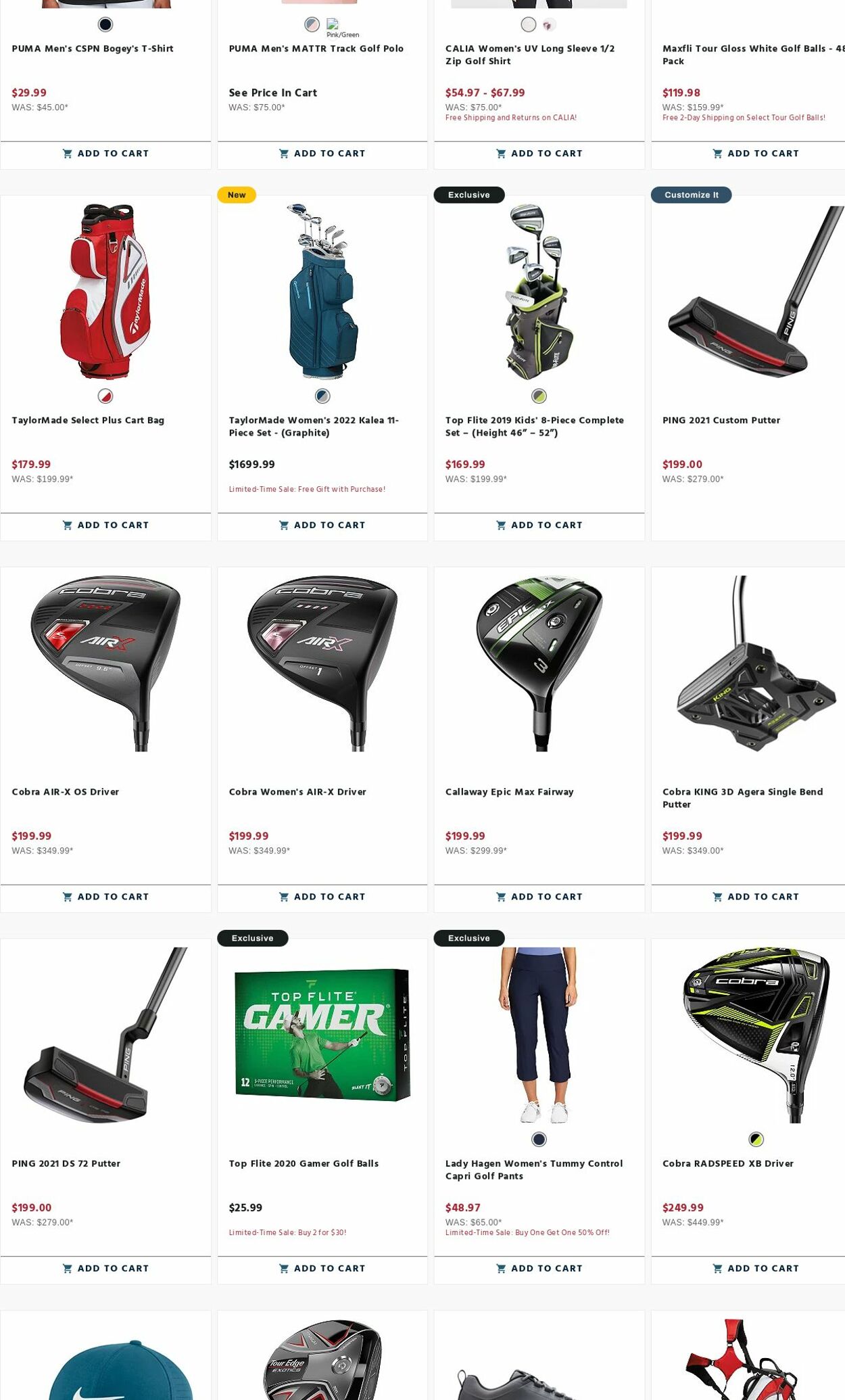 Weekly ad Golf Galaxy 05/01/2023 - 05/31/2023