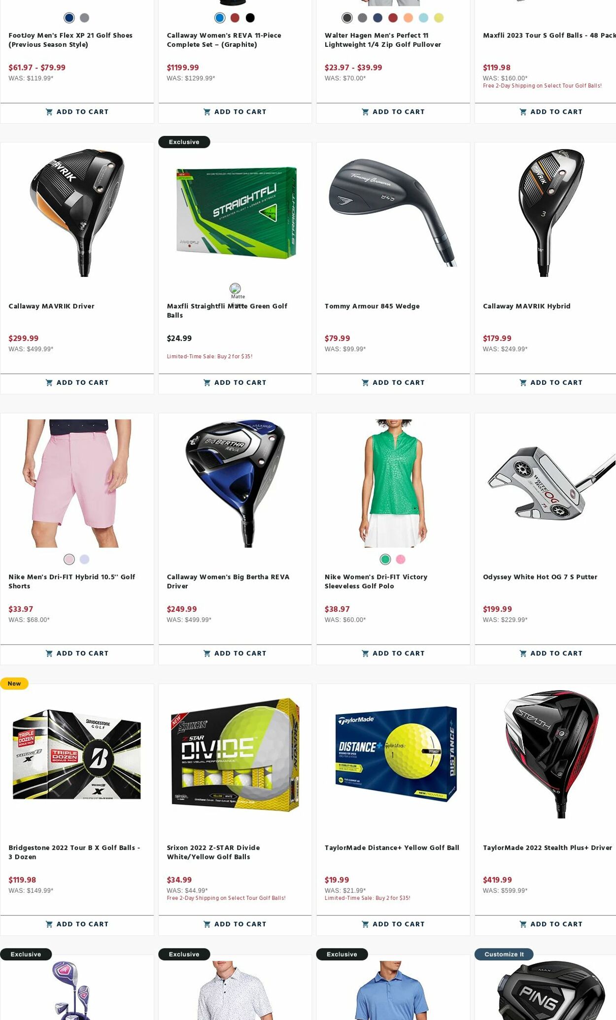 Weekly ad Golf Galaxy 05/01/2023 - 05/31/2023