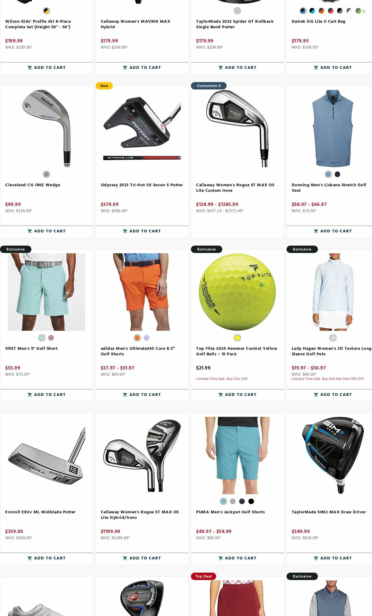 Weekly ad Golf Galaxy 05/01/2023 - 05/31/2023