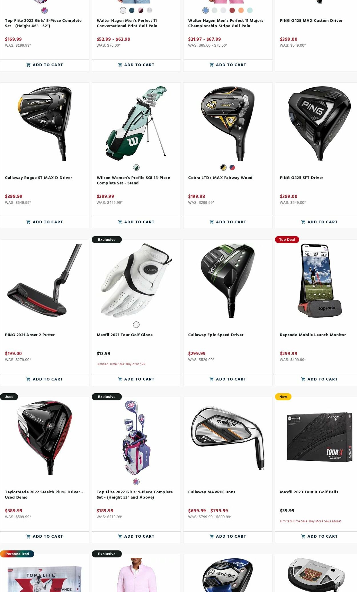 Weekly ad Golf Galaxy 05/01/2023 - 05/31/2023