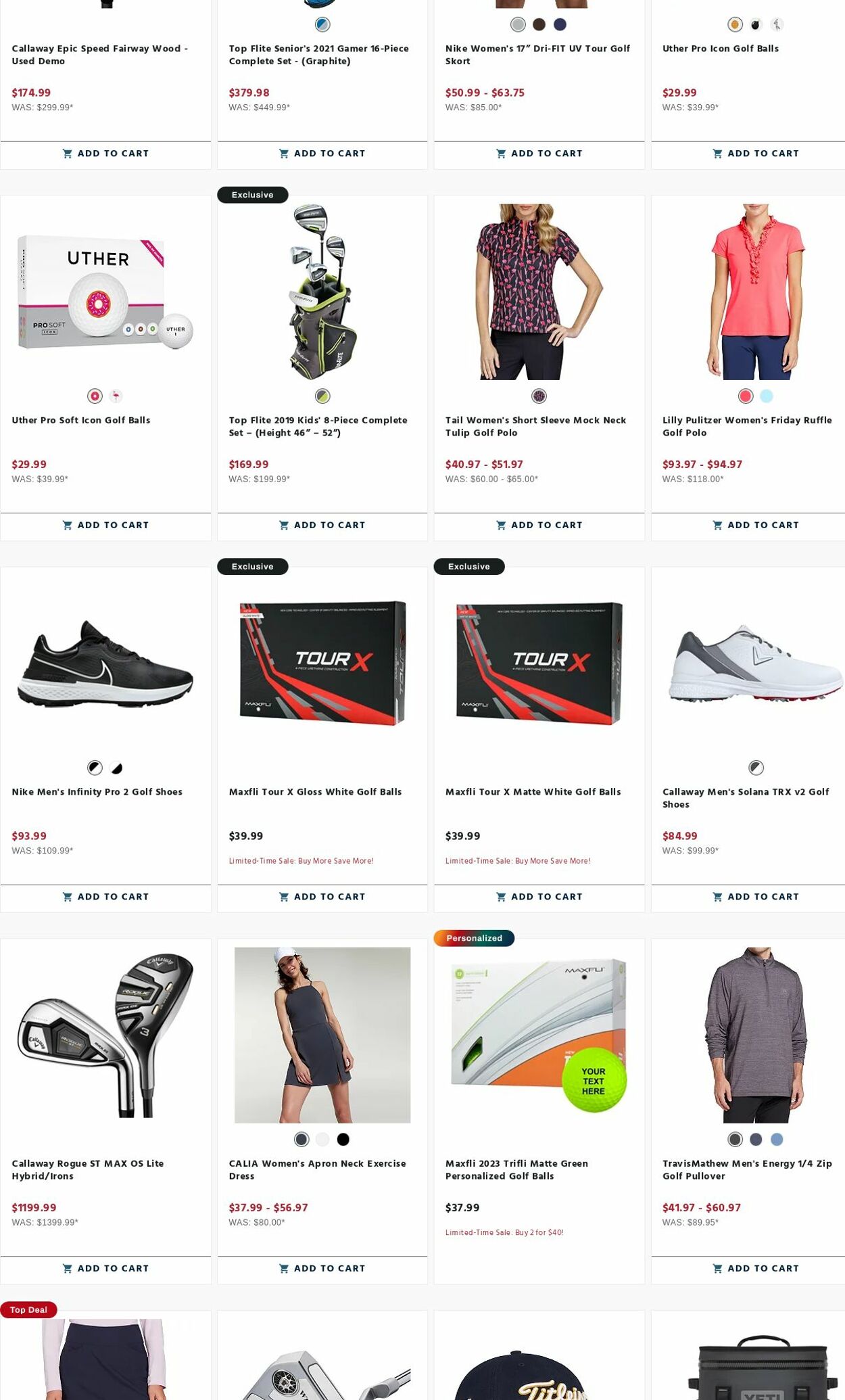 Weekly ad Golf Galaxy 08/28/2023 - 09/03/2023