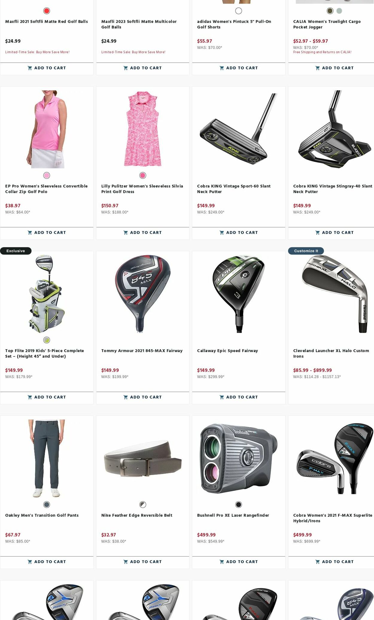 Weekly ad Golf Galaxy 08/28/2023 - 09/03/2023