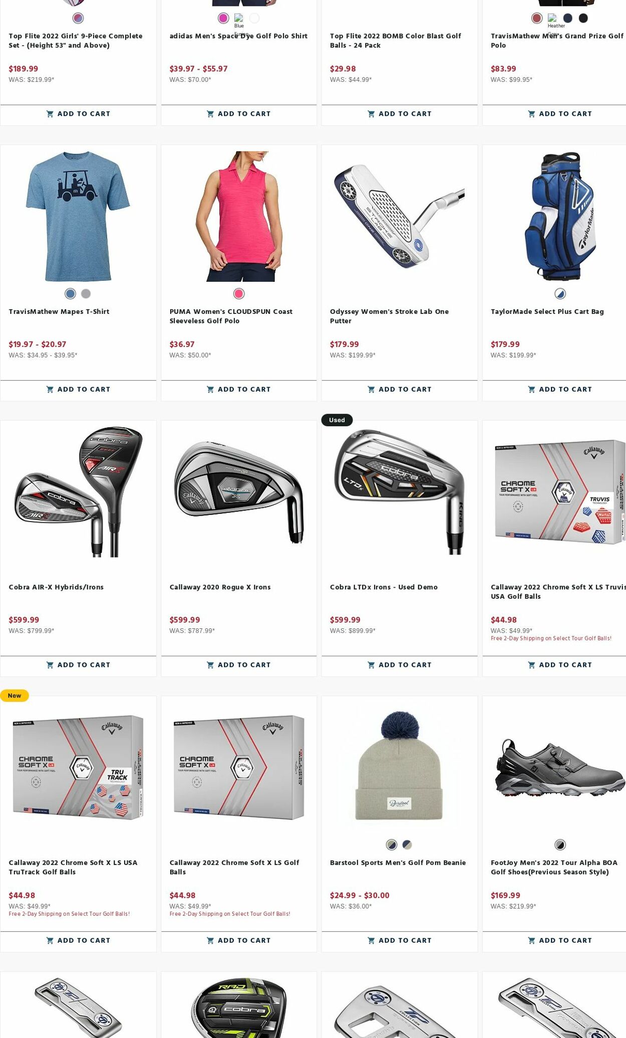 Weekly ad Golf Galaxy 08/28/2023 - 09/03/2023