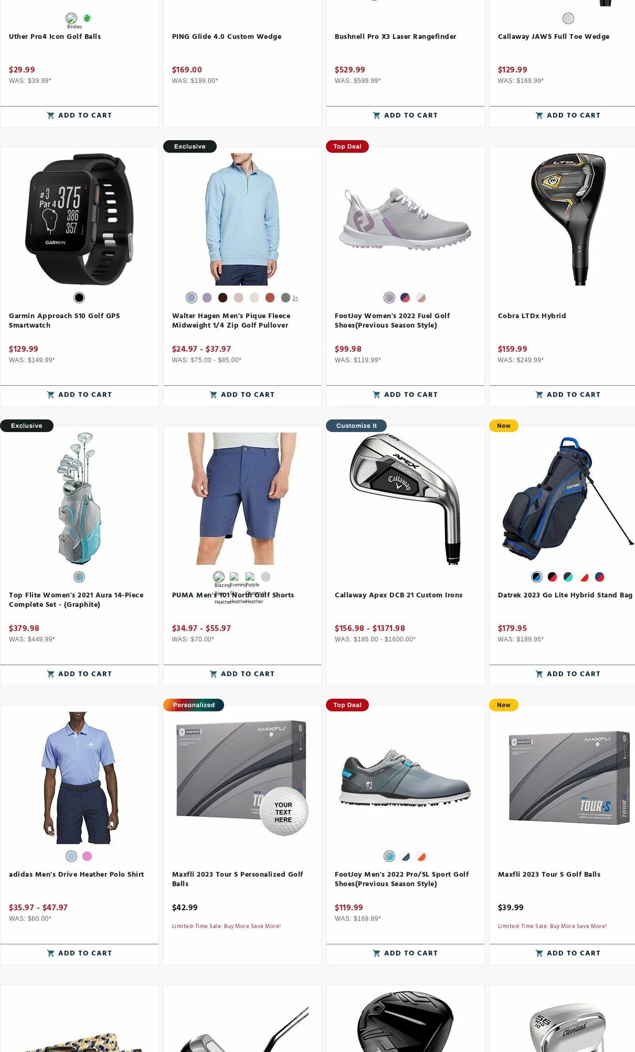 Weekly ad Golf Galaxy 08/28/2023 - 09/03/2023