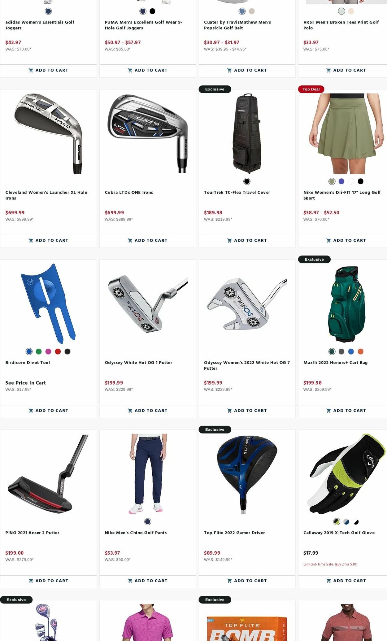 Weekly ad Golf Galaxy 08/28/2023 - 09/03/2023