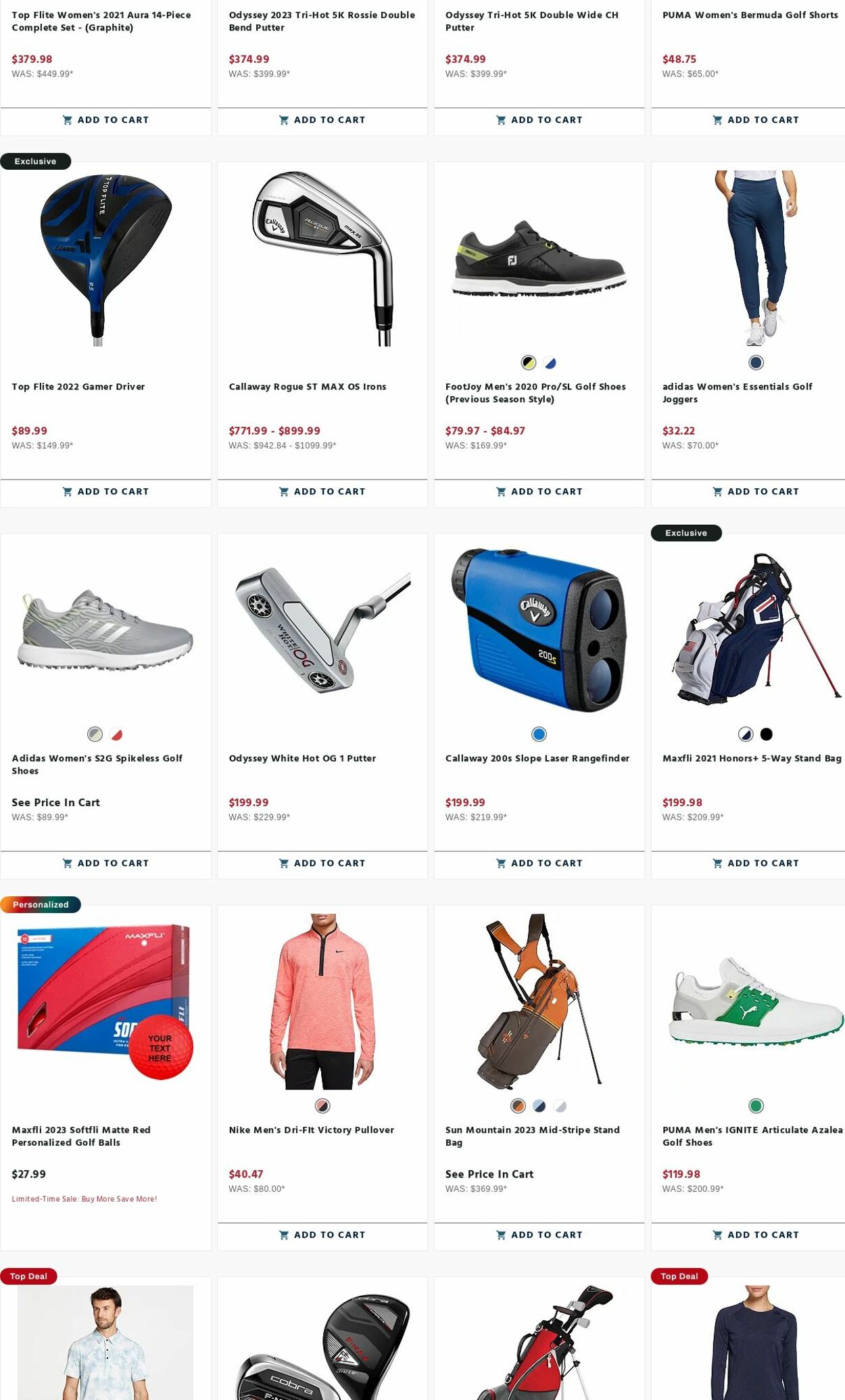 Weekly ad Golf Galaxy 07/17/2023 - 07/23/2023