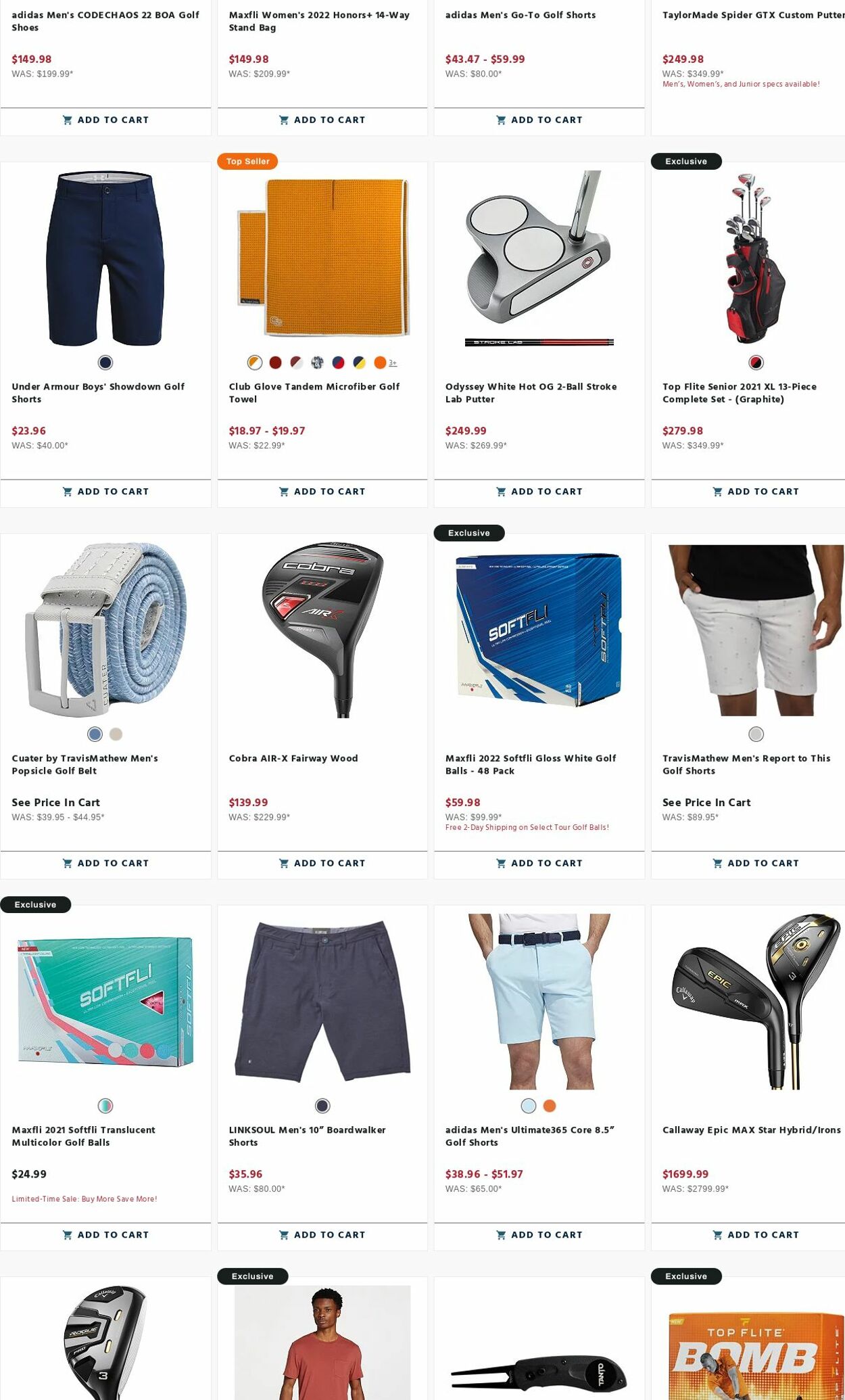 Weekly ad Golf Galaxy 07/17/2023 - 07/23/2023