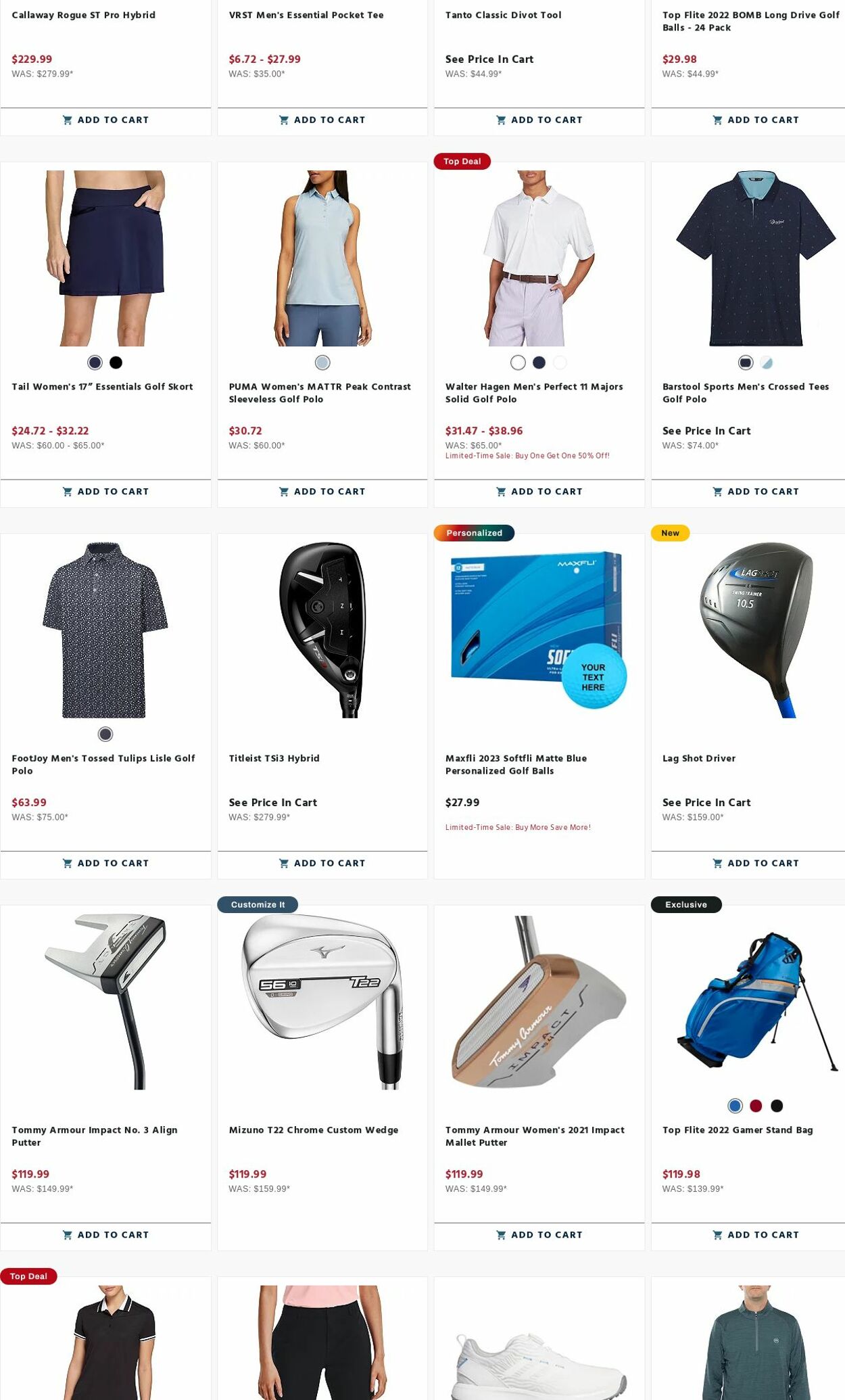 Weekly ad Golf Galaxy 07/17/2023 - 07/23/2023