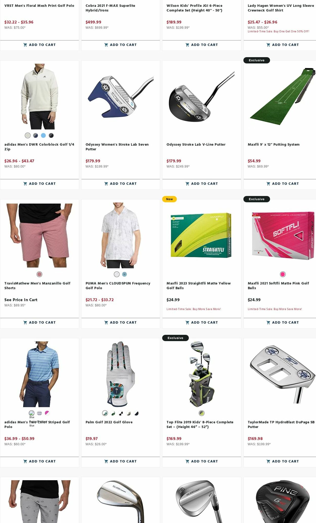 Weekly ad Golf Galaxy 07/17/2023 - 07/23/2023