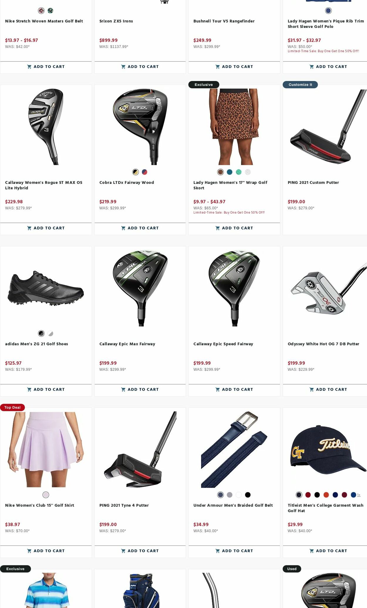 Weekly ad Golf Galaxy 04/03/2023 - 04/17/2023