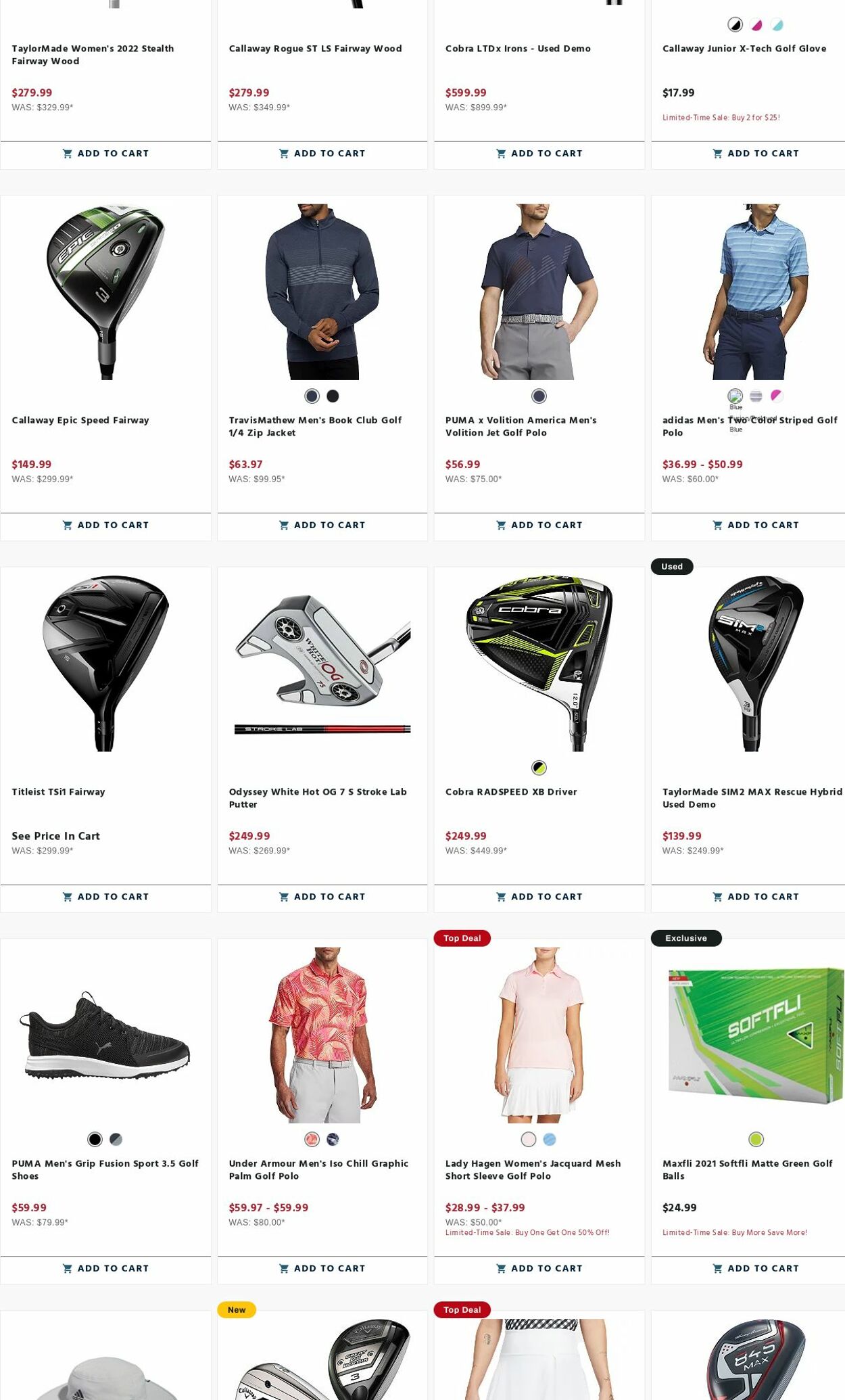 Weekly ad Golf Galaxy 08/14/2023 - 08/20/2023