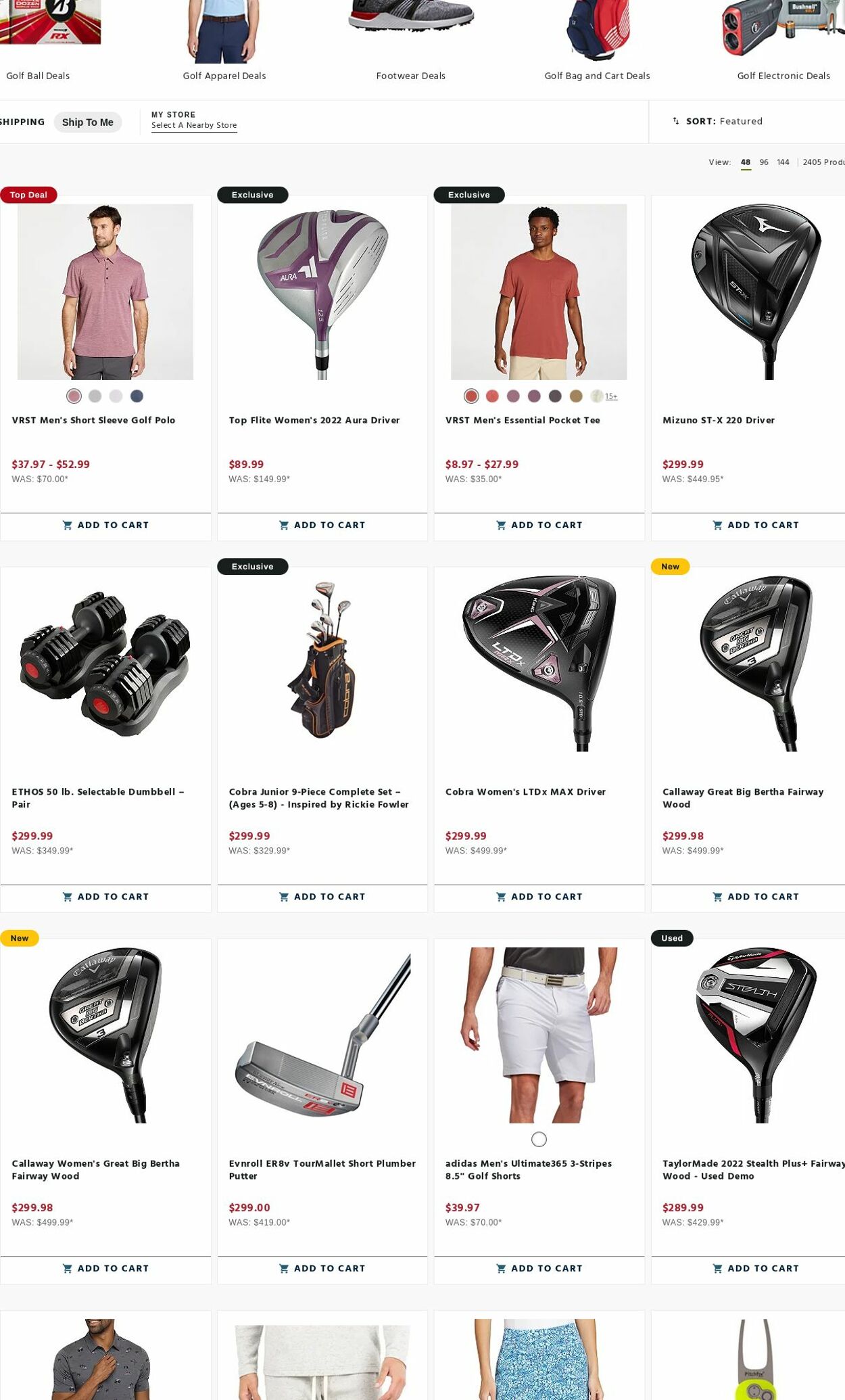 Weekly ad Golf Galaxy 08/14/2023 - 08/20/2023