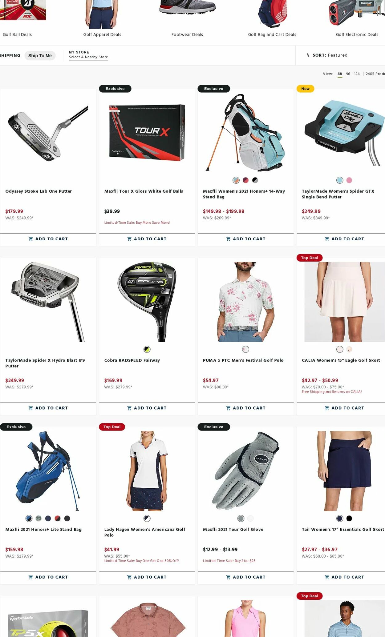 Weekly ad Golf Galaxy 08/14/2023 - 08/20/2023