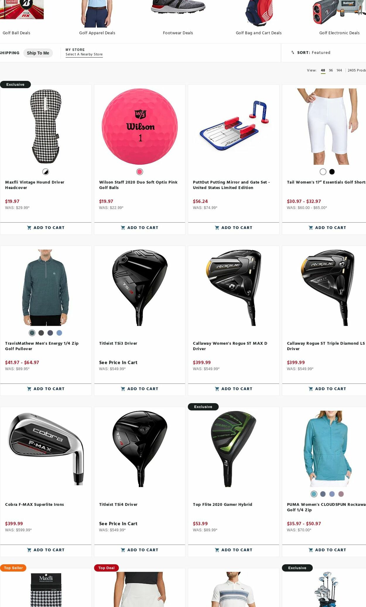 Weekly ad Golf Galaxy 08/14/2023 - 08/20/2023