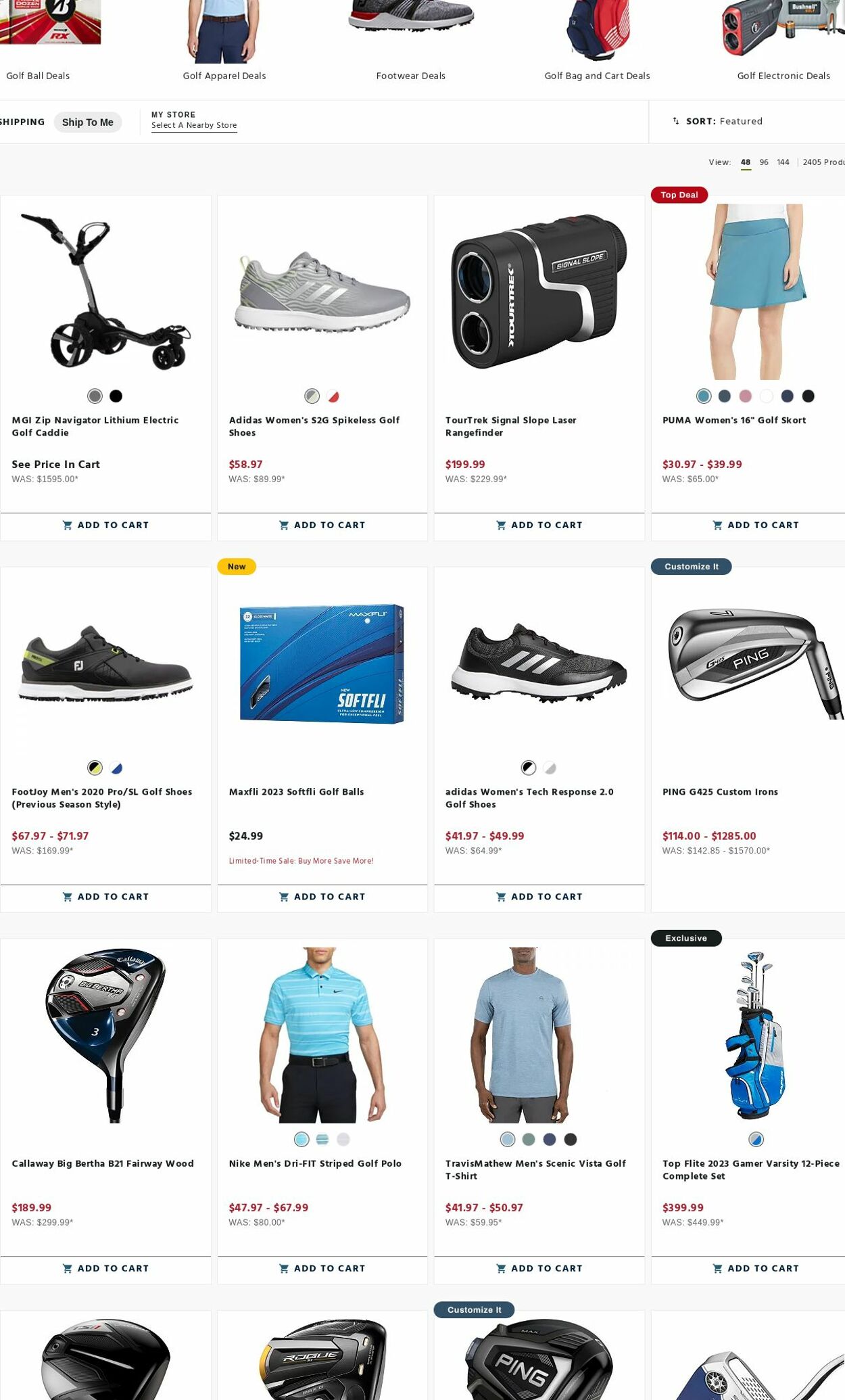 Weekly ad Golf Galaxy 08/14/2023 - 08/20/2023