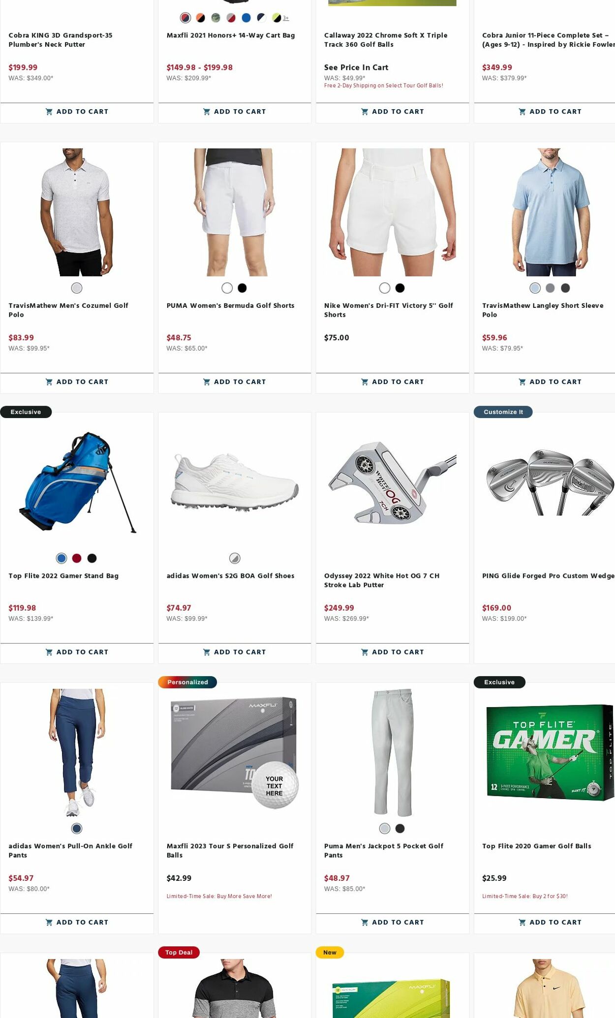 Weekly ad Golf Galaxy 08/14/2023 - 08/20/2023