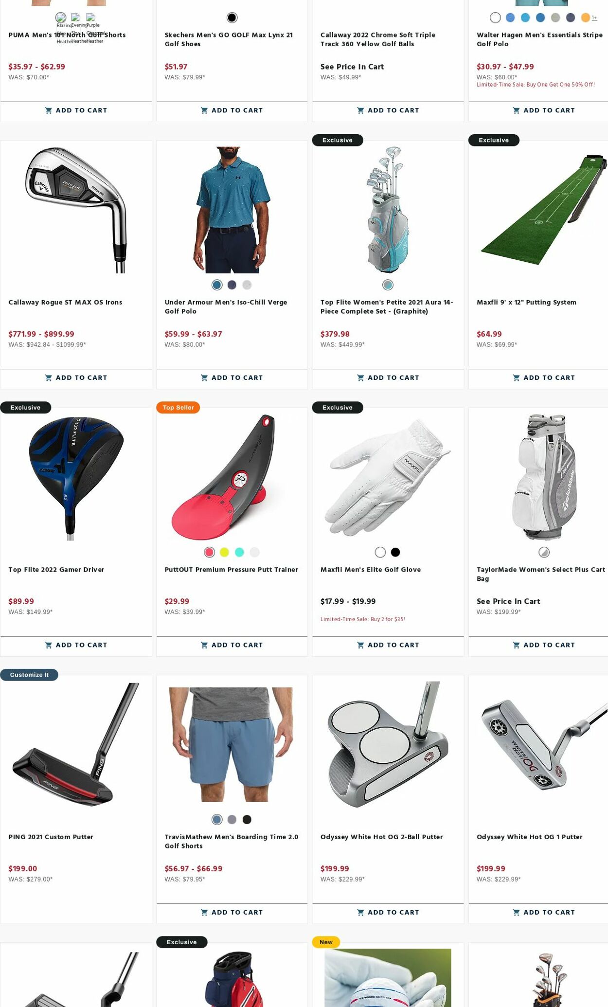 Weekly ad Golf Galaxy 08/14/2023 - 08/20/2023