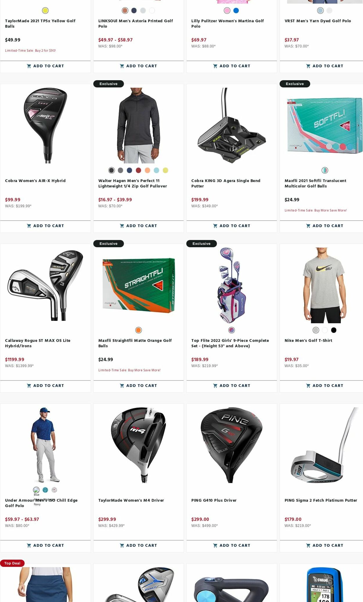 Weekly ad Golf Galaxy 08/14/2023 - 08/20/2023