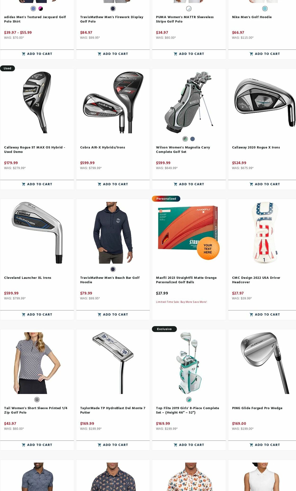 Weekly ad Golf Galaxy 08/14/2023 - 08/20/2023