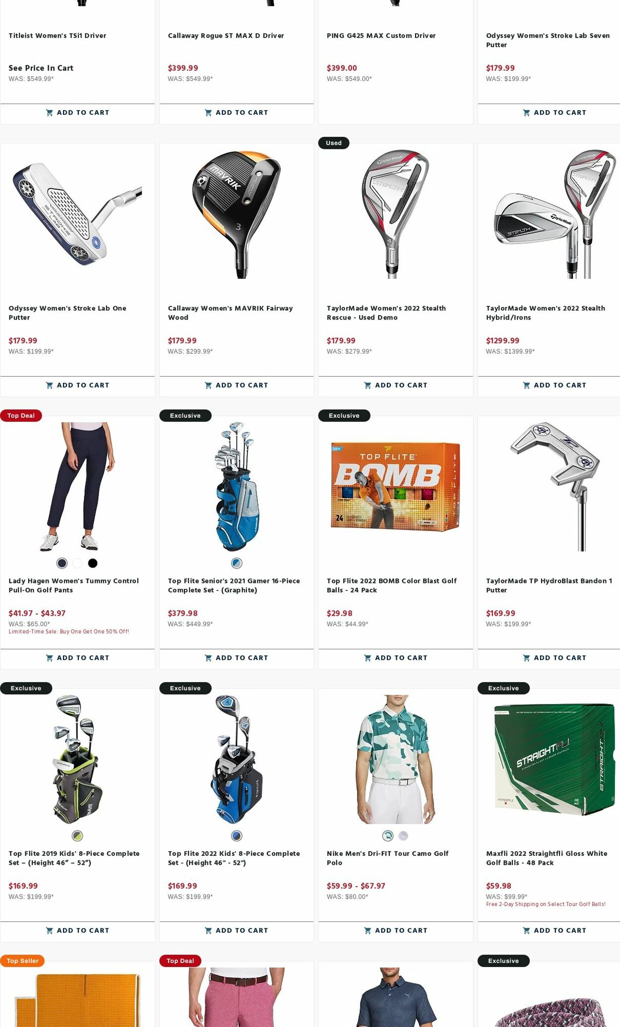 Weekly ad Golf Galaxy 08/14/2023 - 08/20/2023