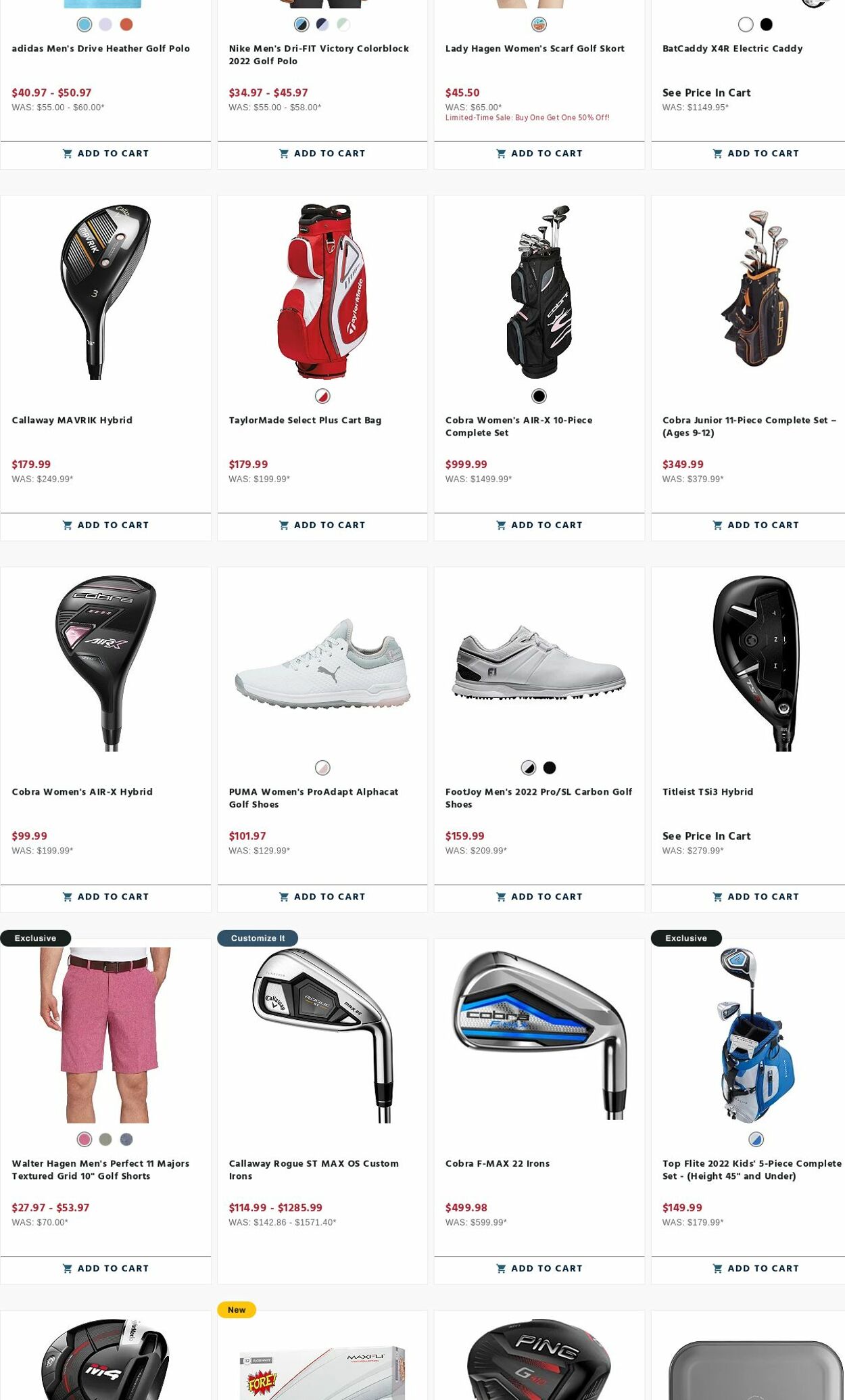 Weekly ad Golf Galaxy 05/15/2023 - 05/21/2023