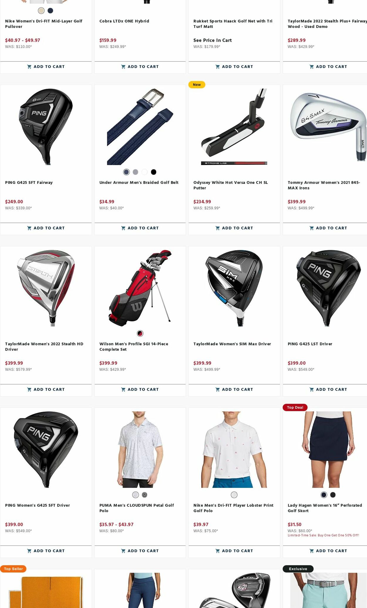 Weekly ad Golf Galaxy 05/15/2023 - 05/21/2023