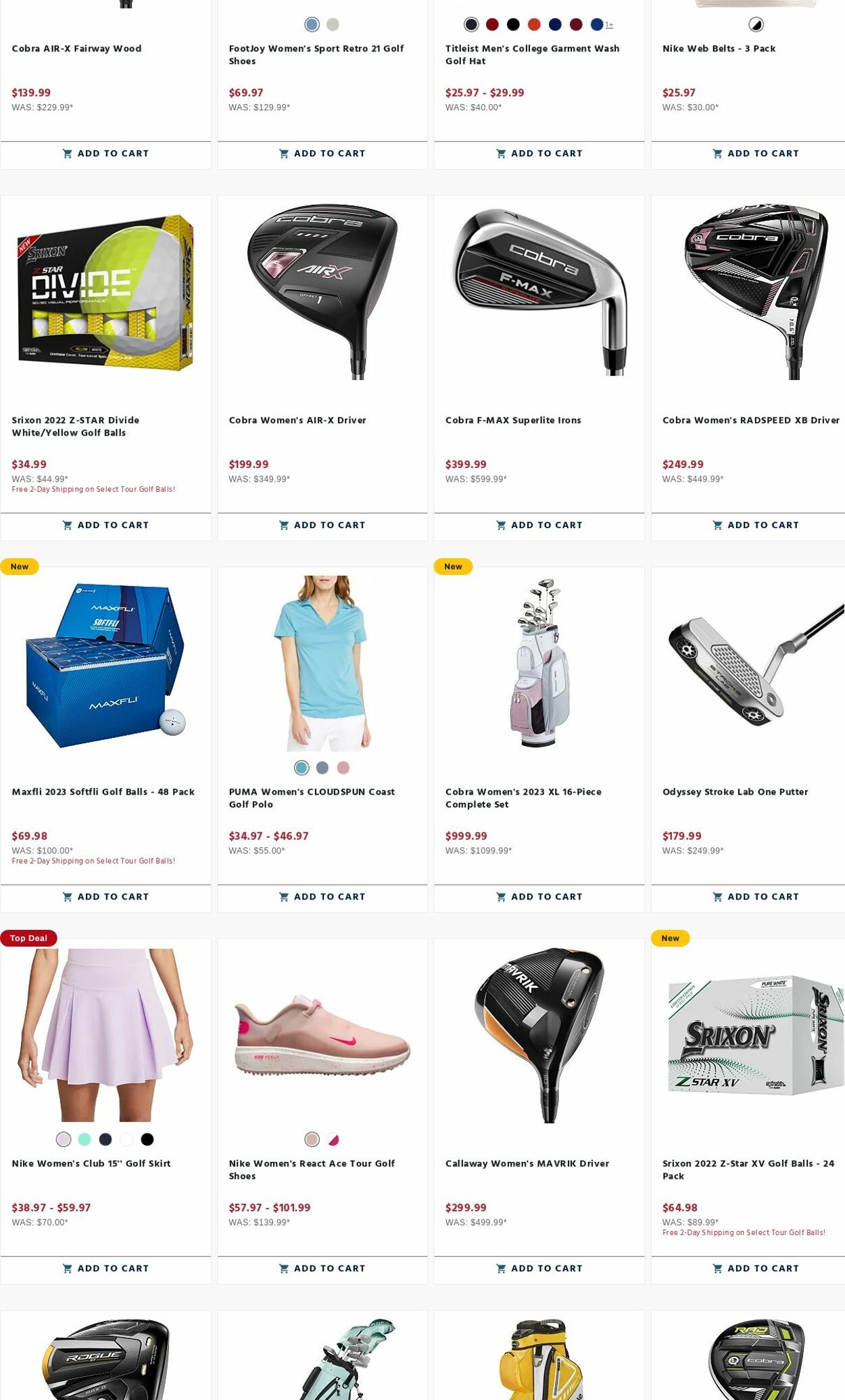 Weekly ad Golf Galaxy 05/15/2023 - 05/21/2023