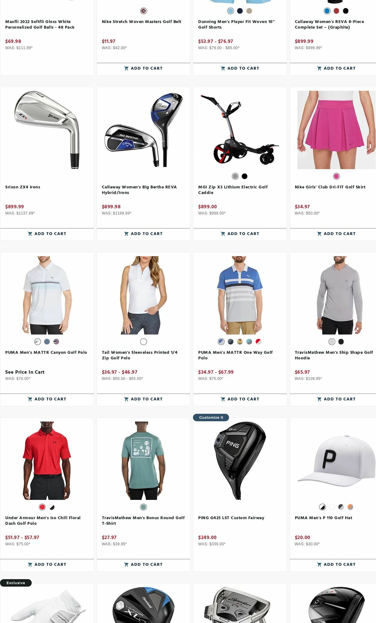 Weekly ad Golf Galaxy 05/15/2023 - 05/21/2023