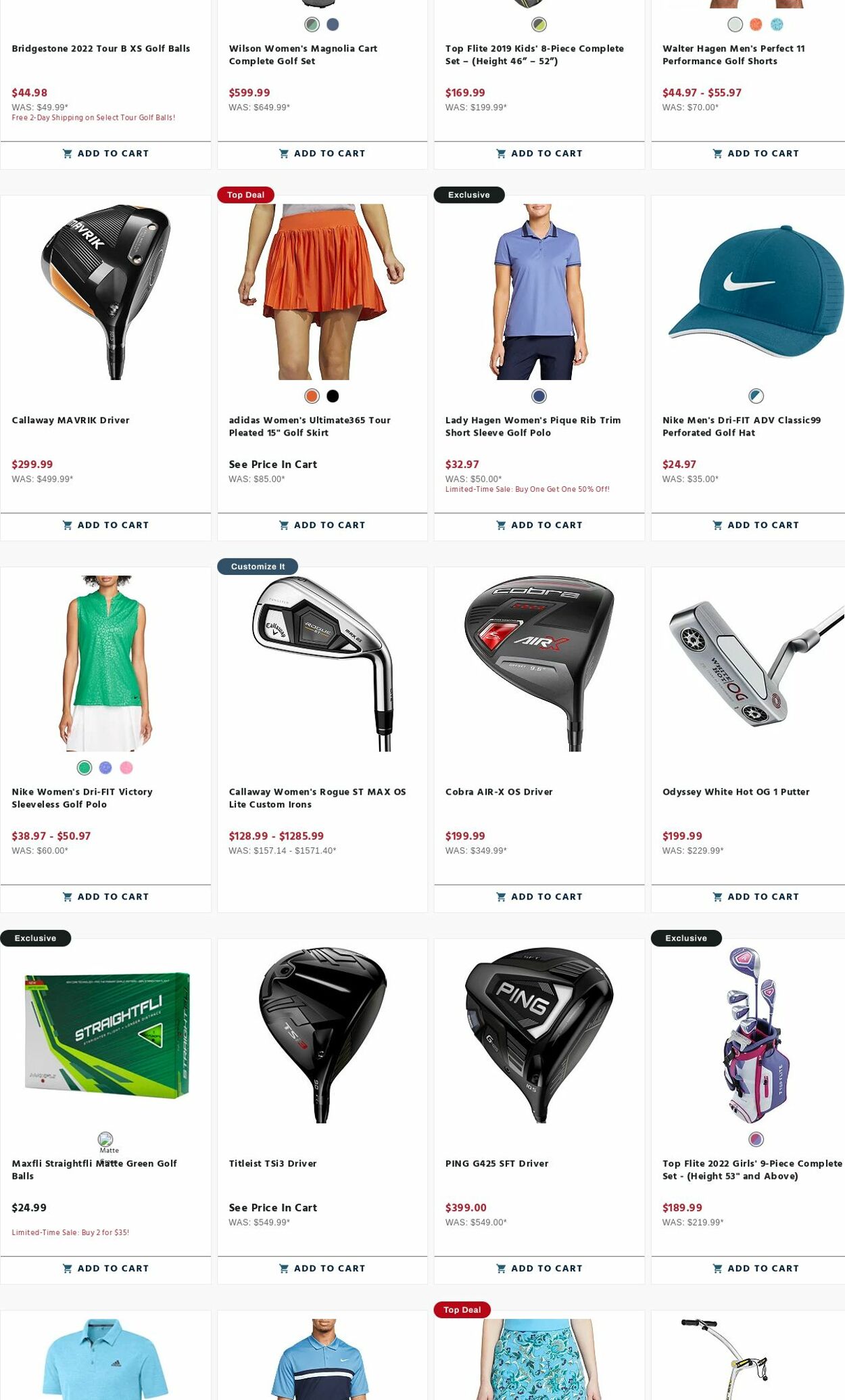 Weekly ad Golf Galaxy 05/15/2023 - 05/21/2023