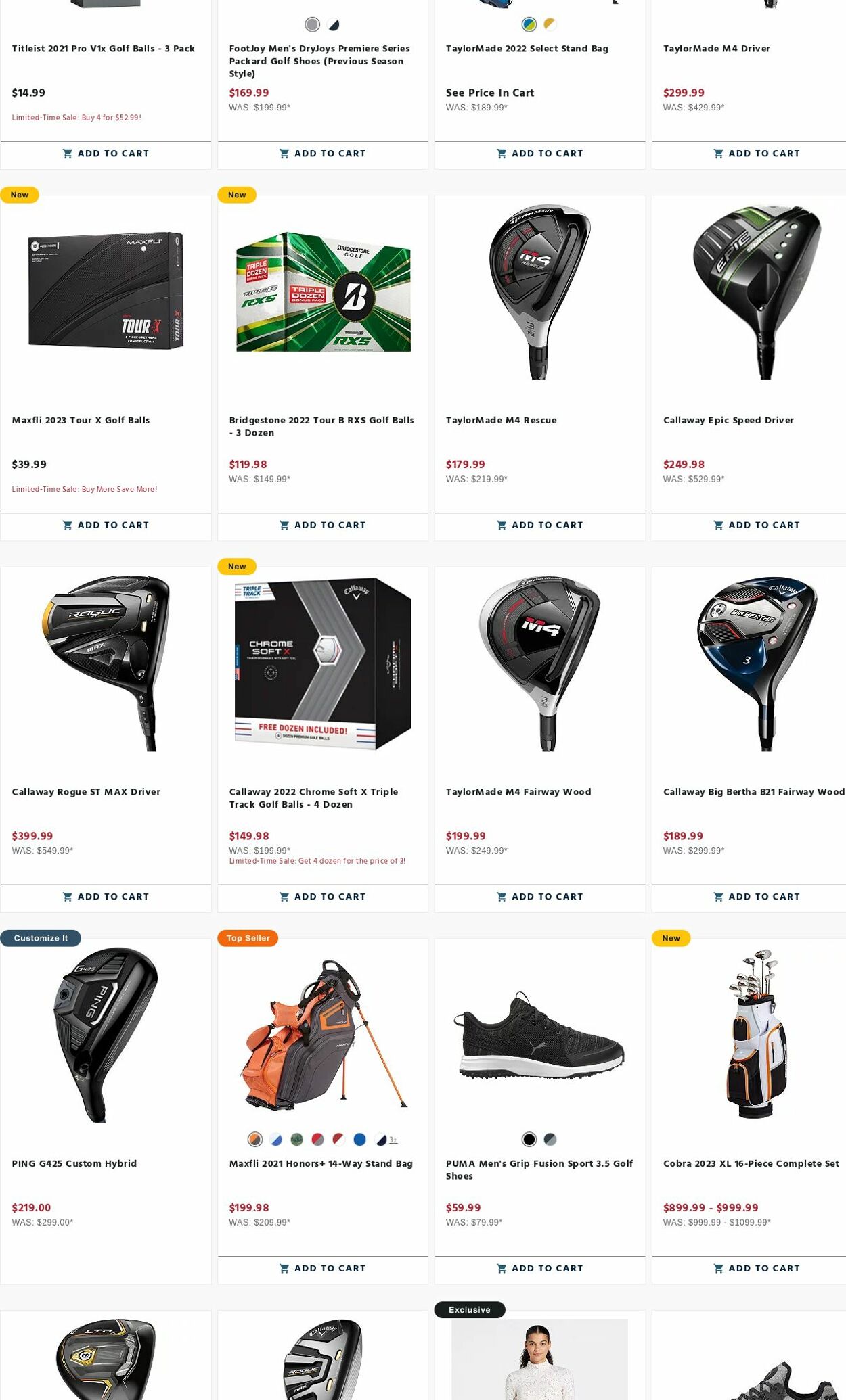 Weekly ad Golf Galaxy 05/15/2023 - 05/21/2023