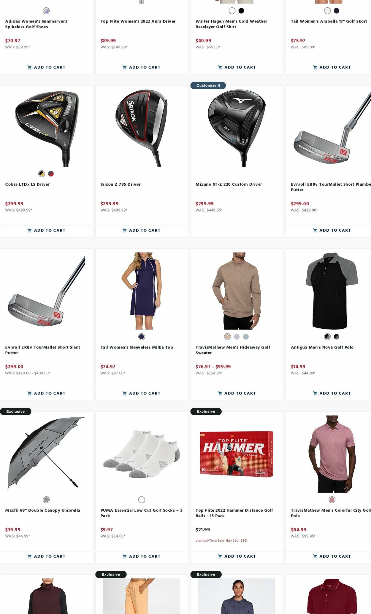 Weekly ad Golf Galaxy 05/15/2023 - 05/21/2023