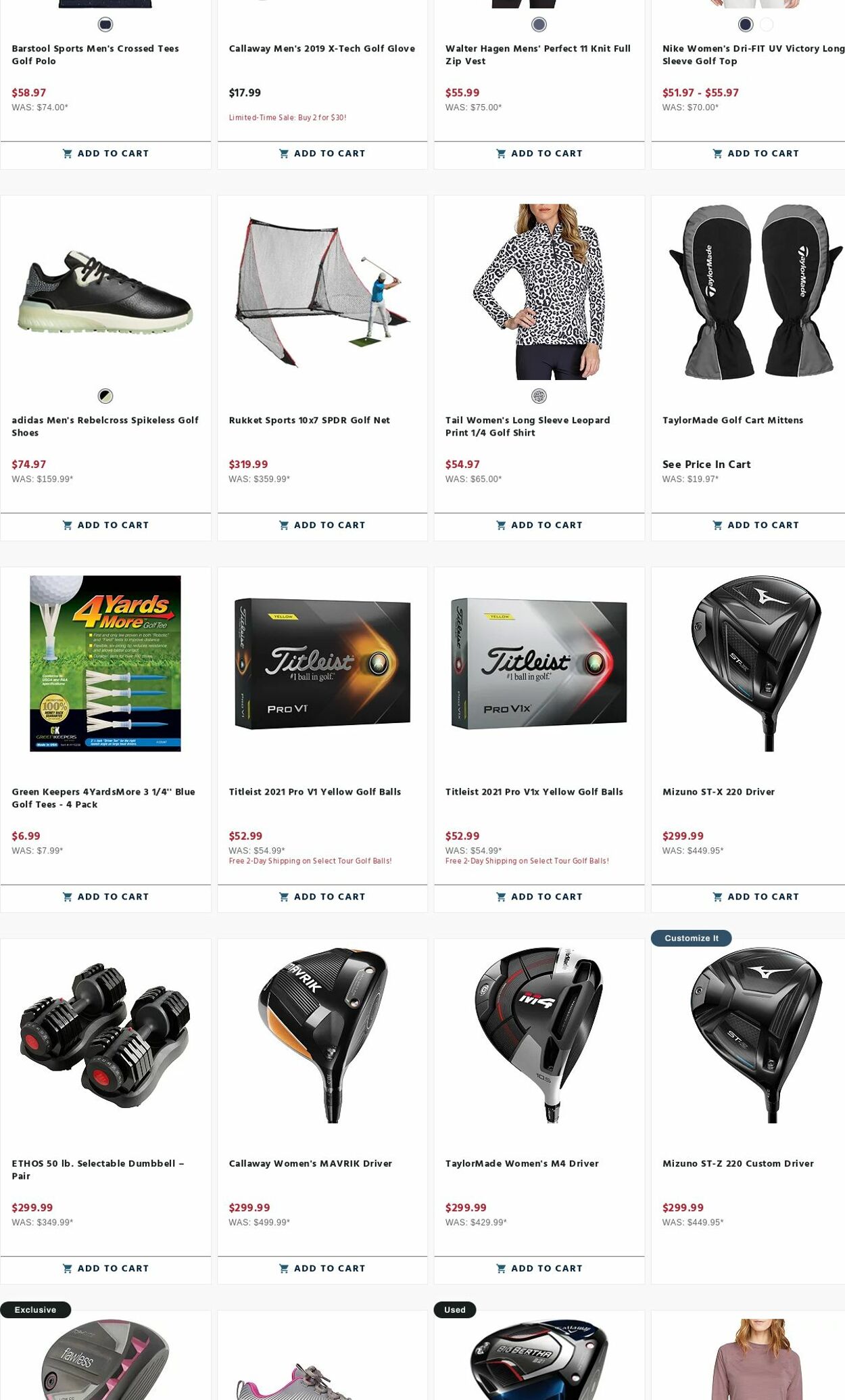 Weekly ad Golf Galaxy 04/10/2023 - 04/16/2023