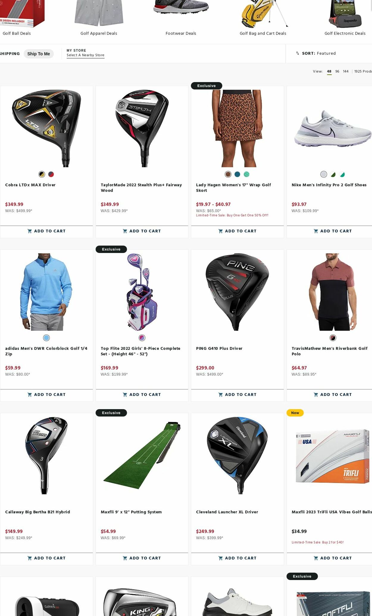 Weekly ad Golf Galaxy 04/10/2023 - 04/16/2023