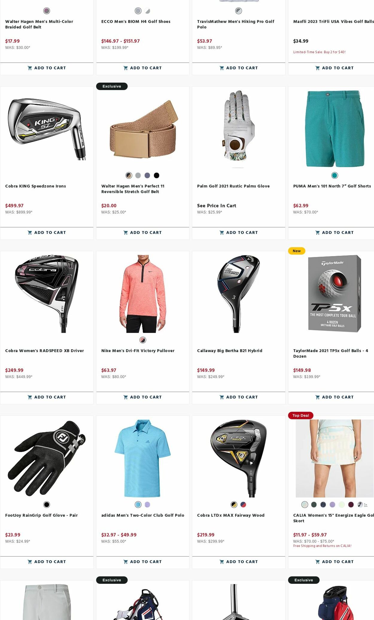 Weekly ad Golf Galaxy 04/10/2023 - 04/16/2023