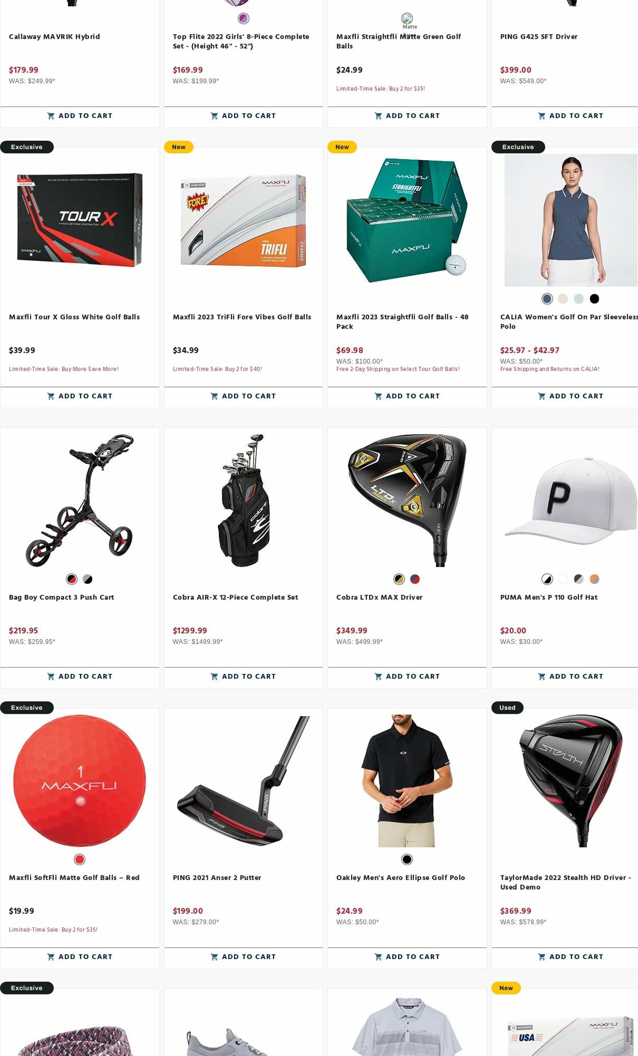 Weekly ad Golf Galaxy 04/10/2023 - 04/16/2023