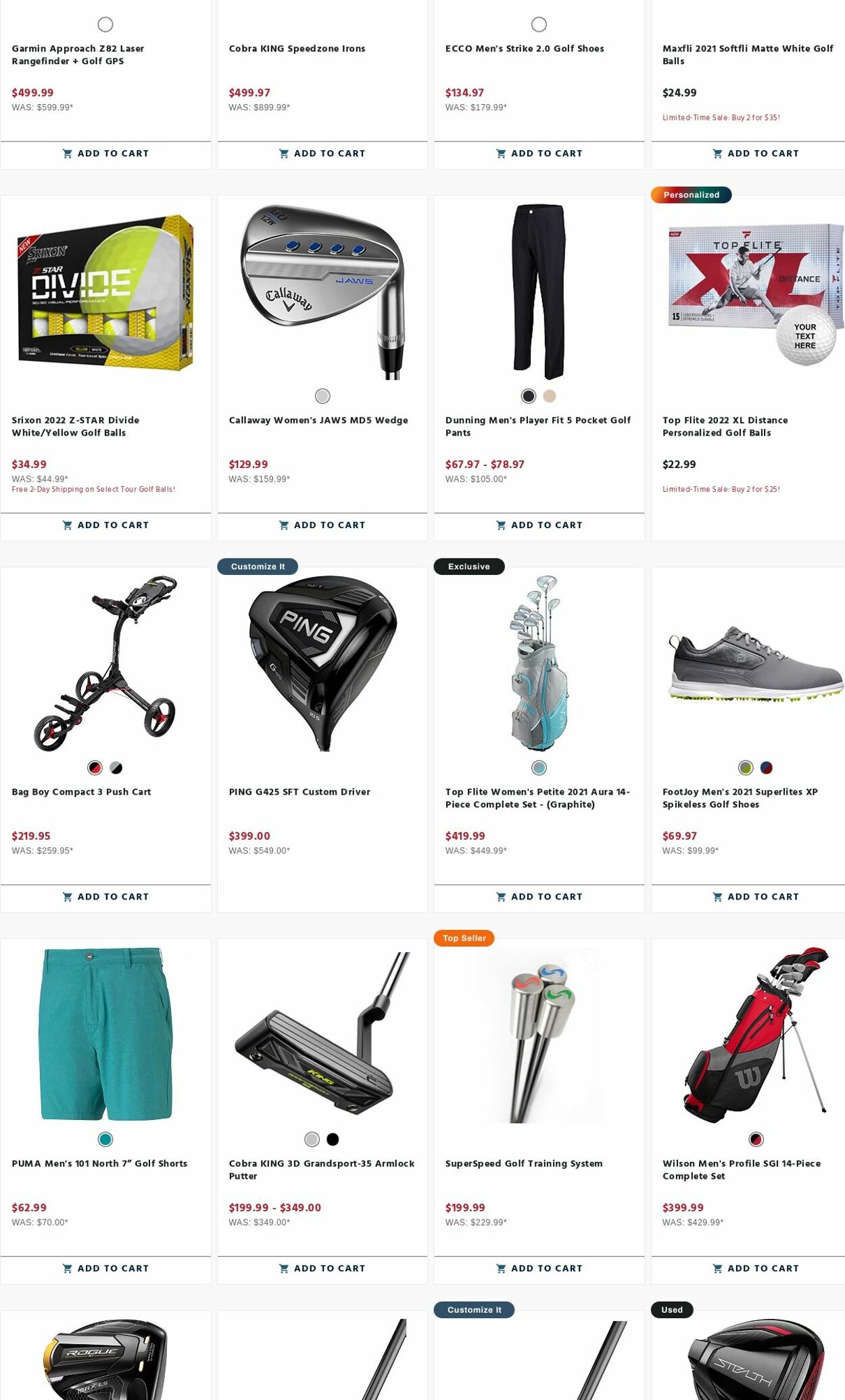 Weekly ad Golf Galaxy 04/10/2023 - 04/16/2023