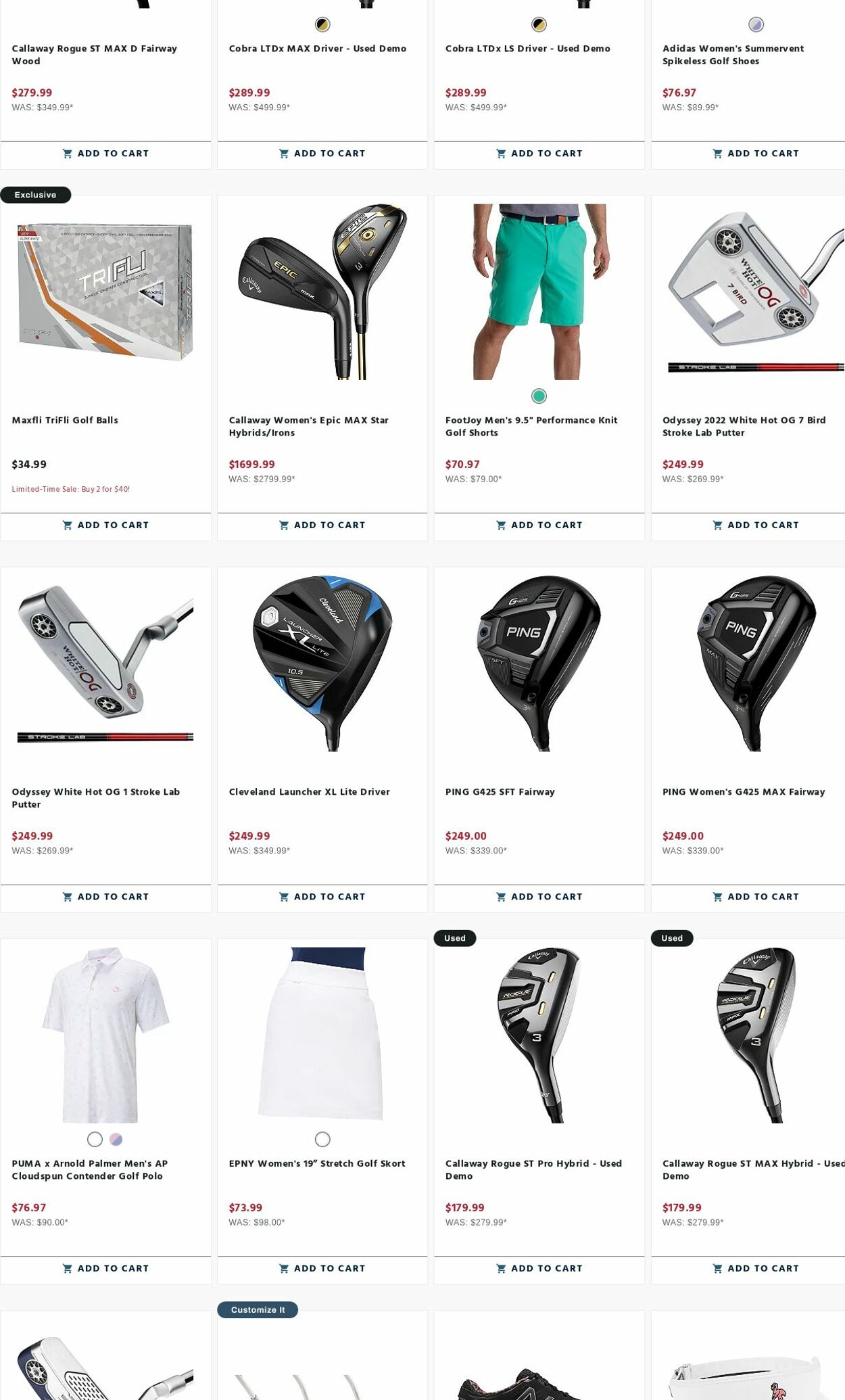 Weekly ad Golf Galaxy 04/10/2023 - 04/16/2023