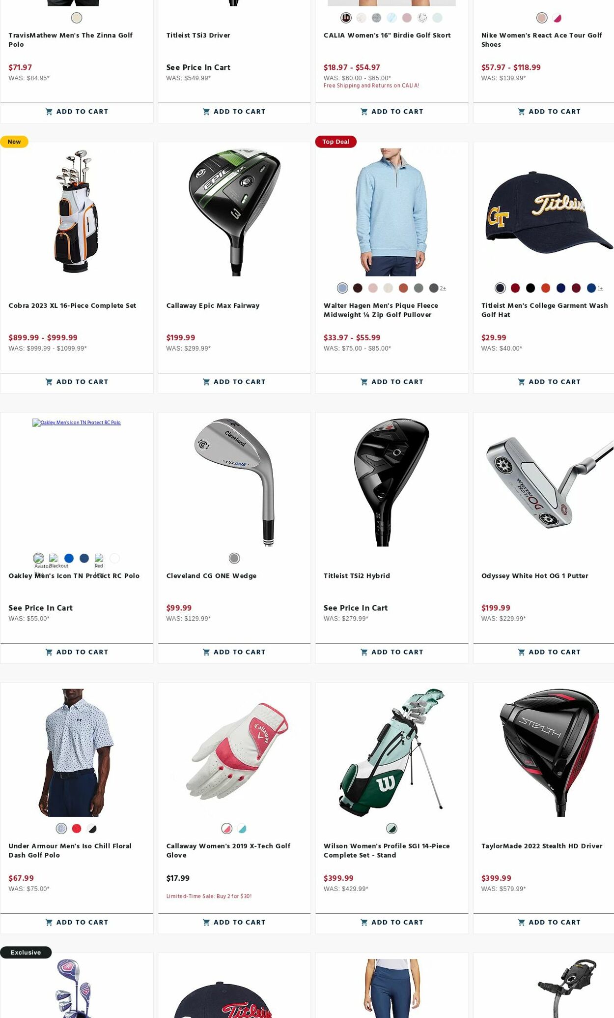 Weekly ad Golf Galaxy 04/10/2023 - 04/16/2023