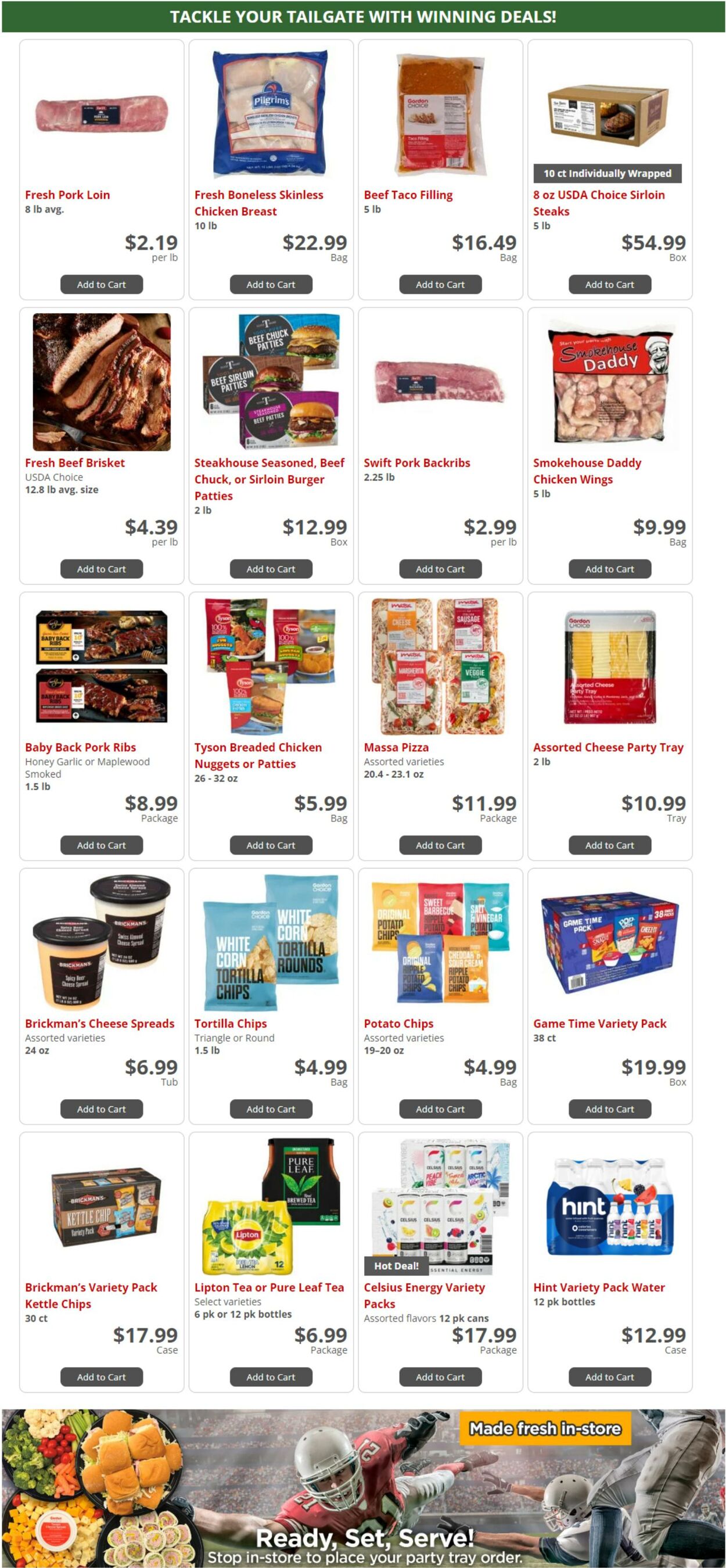 Gordon Food Service Store Promotional weekly ads