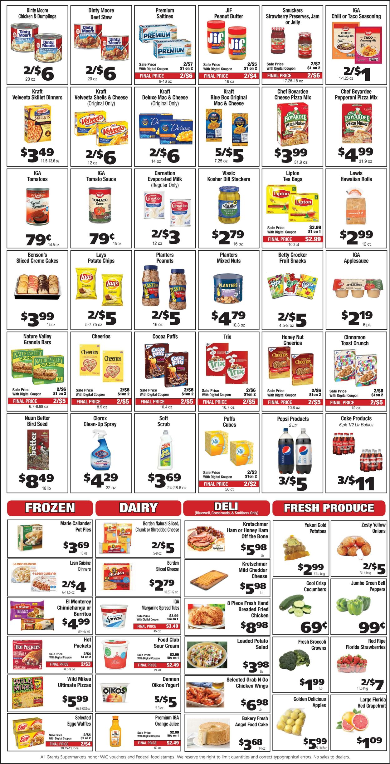 Weekly ad Grant's Supermarkets 01/04/2023 - 01/10/2023