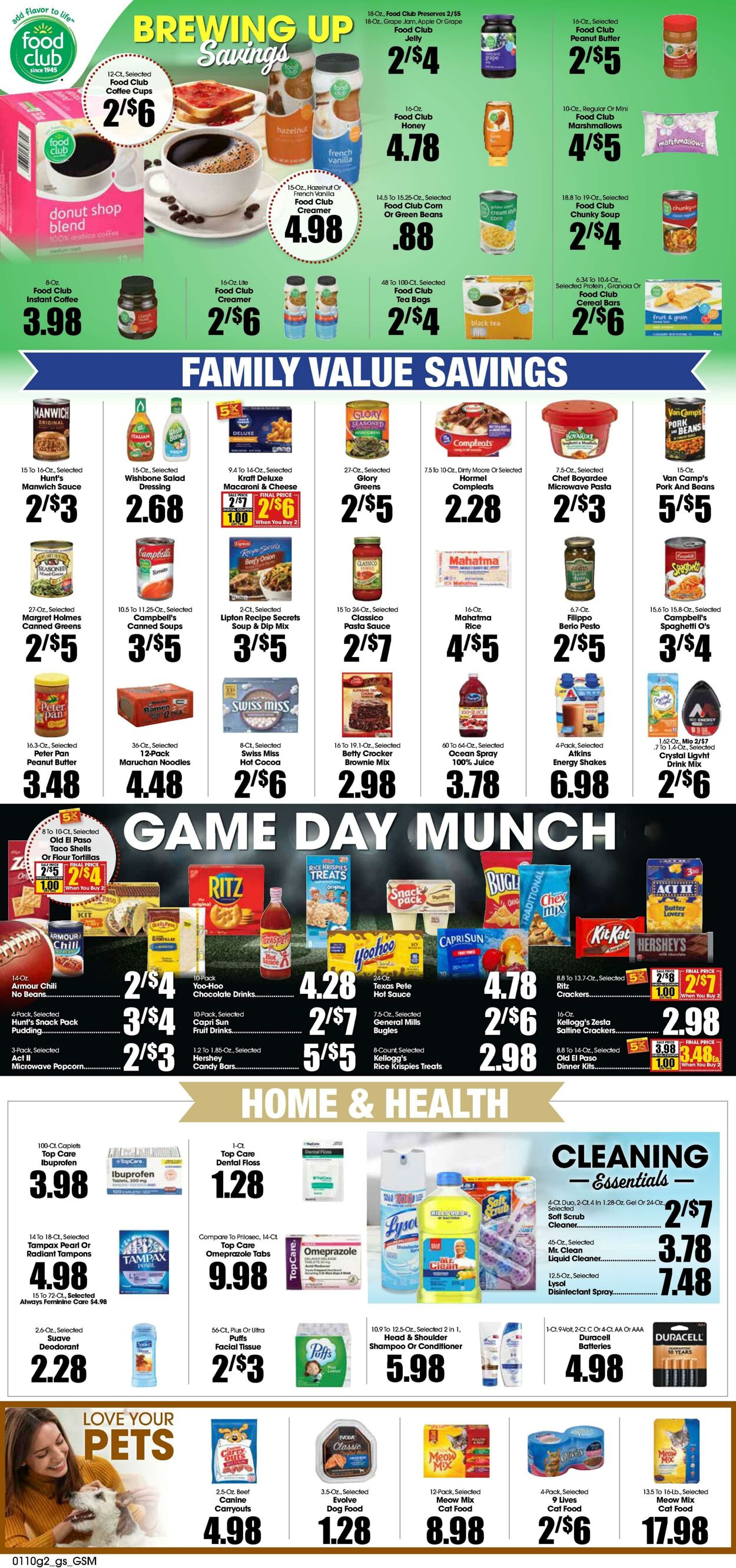 Weekly ad Grant's Supermarkets 01/10/2024 - 01/16/2024