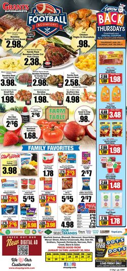 Weekly ad Grant's Supermarkets 01/24/2024 - 01/30/2024
