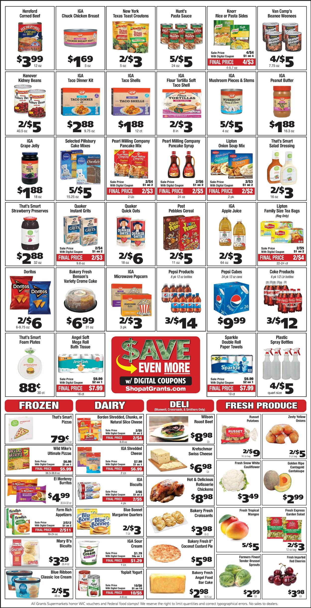 Weekly ad Grant's Supermarkets 01/25/2023 - 01/31/2023