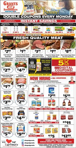 Weekly ad Grant's Supermarkets 02/01/2023 - 02/07/2023
