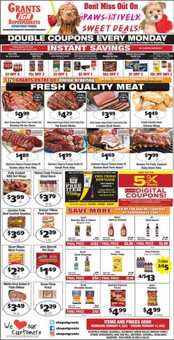 Weekly ad Grant's Supermarkets 02/08/2023 - 02/14/2023