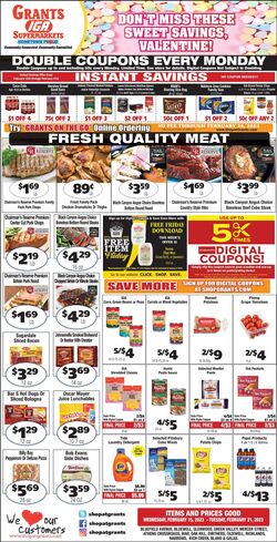 Weekly ad Grant's Supermarkets 02/15/2023 - 02/21/2023