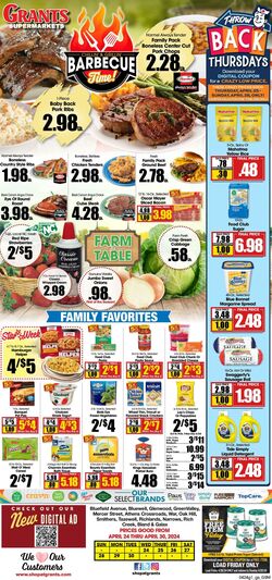 Weekly ad Grant's Supermarkets 05/01/2024 - 05/07/2024